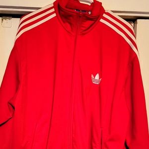 Adidas Red XL Athletic Jacket